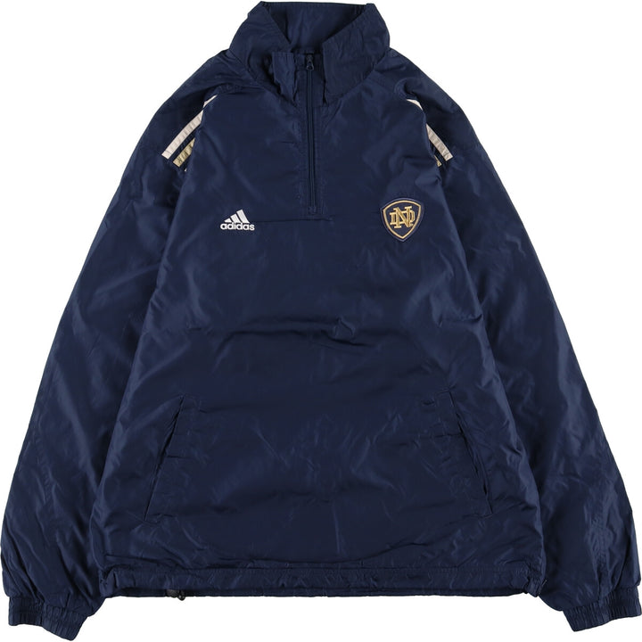 Adidas NOTRE DAME Notre Dame University College Half Zip Nylon Pullover Men's M / eaa496379