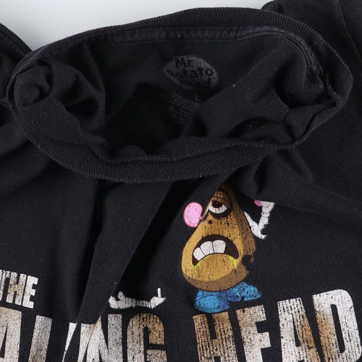 Mr. POTATO HEAD Walking Dead Parody Character Print T-Shirt Men's L size / eaa496419