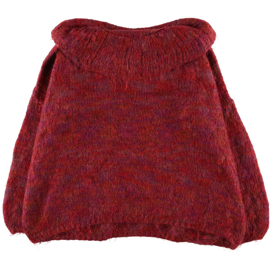 Off-turtleneck wool knit sweater for women, equivalent to XL / eaa496432