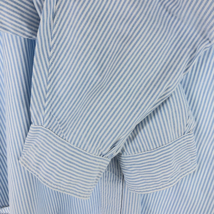 80s-90'S Brooks Brothers MAKERS Long Sleeve Button-Down Striped Shirt Made in USA Men's XL Vintage /eaa496534