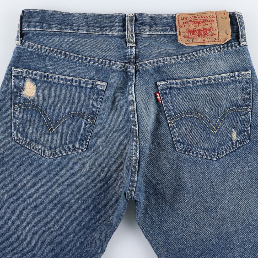 Levi's Levi's 501 STRAIGHT LEG BUTTON-FLY straight denim pants for men, equivalent to W32 / eaa496594