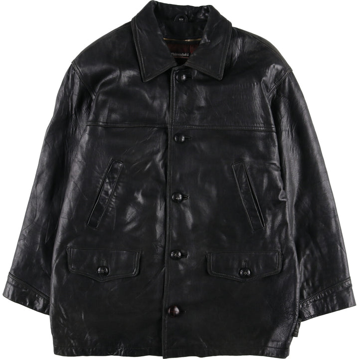 DANIER THINSULATE Thinsulate Leather Coat Men's M size /eaa496644