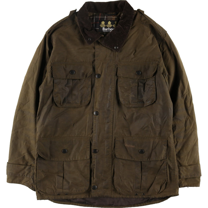 00s~ Barbour TROOPER 3 Warrant Waxed Cotton Oiled Jacket Made in the UK Men's M size /eaa496649