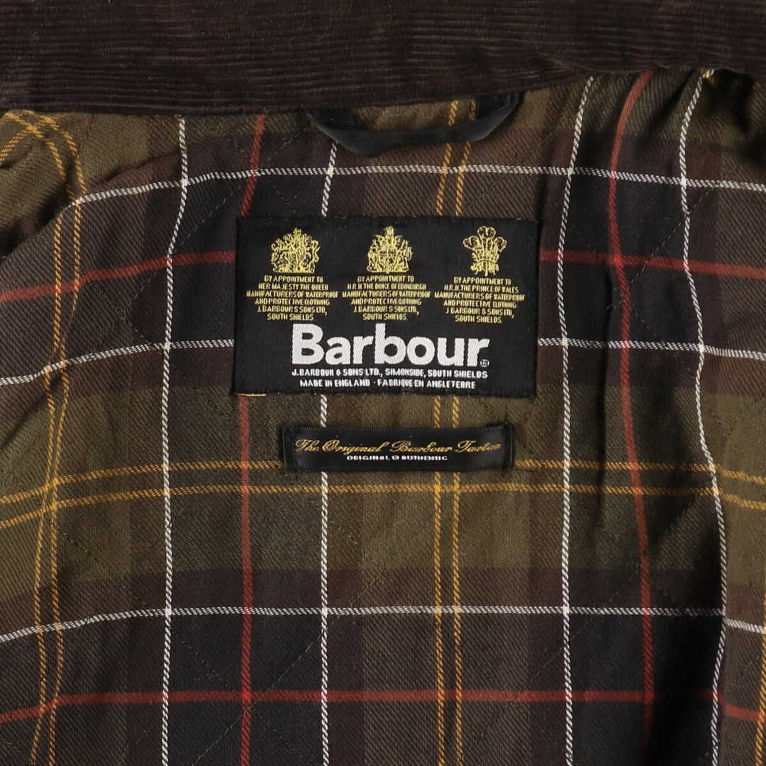 00s~ Barbour TROOPER 3 Warrant Waxed Cotton Oiled Jacket Made in the UK Men's M size /eaa496649