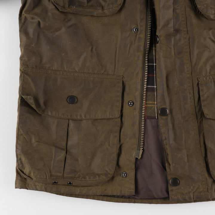 00s~ Barbour TROOPER 3 Warrant Waxed Cotton Oiled Jacket Made in the UK Men's M size /eaa496649