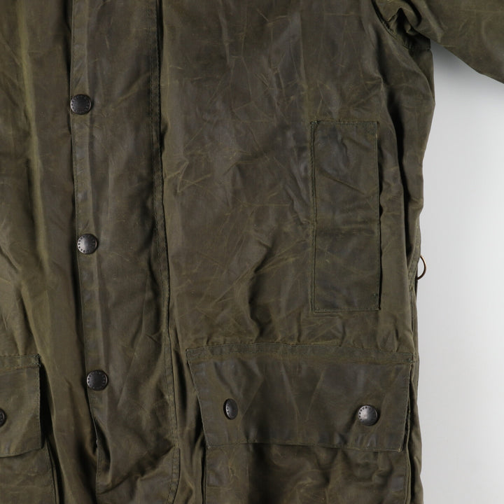 80s-90'S Barbour Beaufort Oiled Hooded Hunting Jacket Made in England C40 Men's M Size Vintage /eaa496662