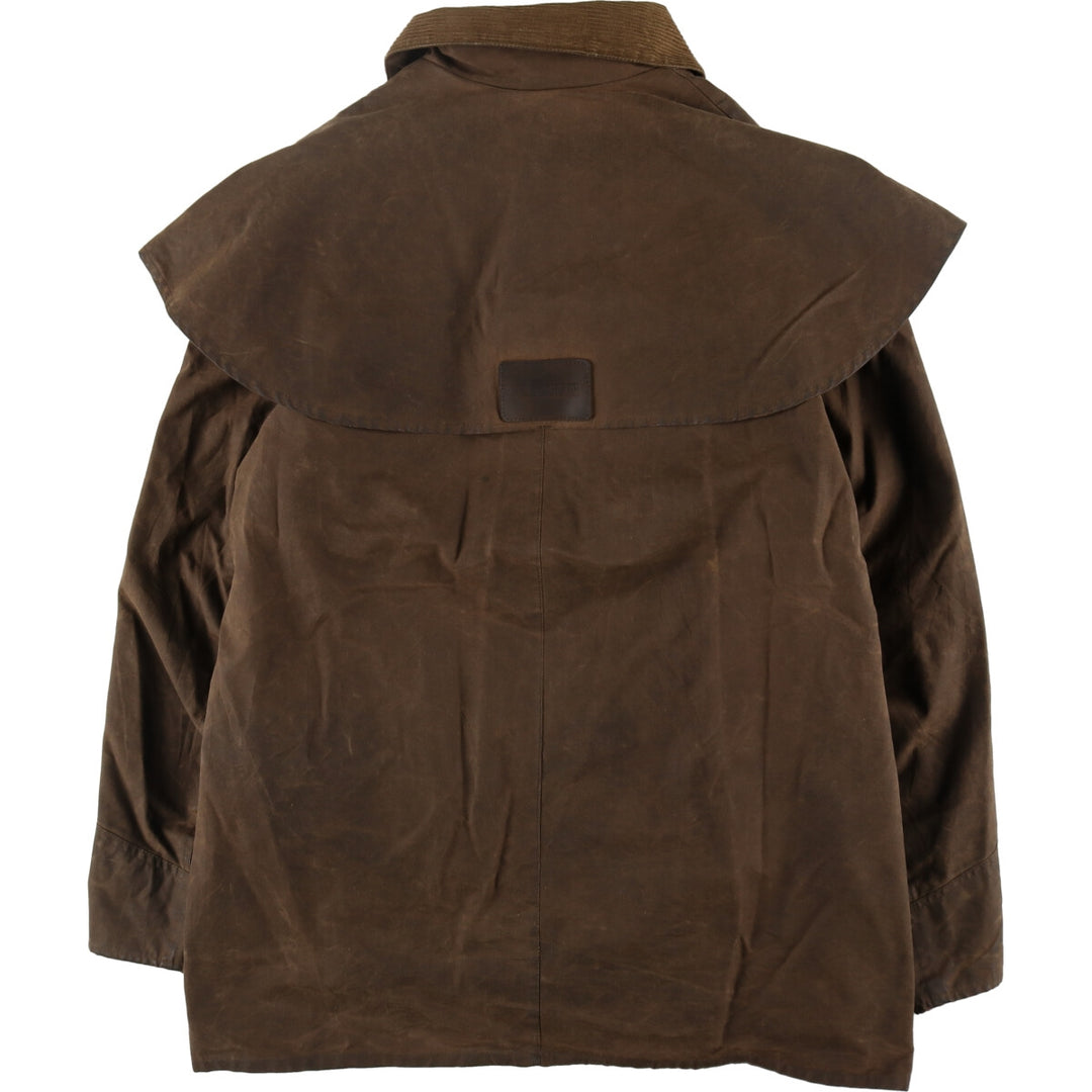 Barbour WKBACKHOUSE waxed cotton oiled jacket made in New Zealand, men's size L / eaa496666