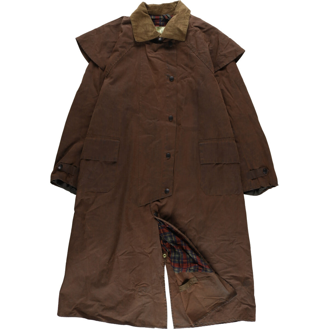 90'S Barbour Backhouse Old 3 Warrant Waxed Cotton Oiled Coat Made in New Zealand C38 Men's M size /eaa496667