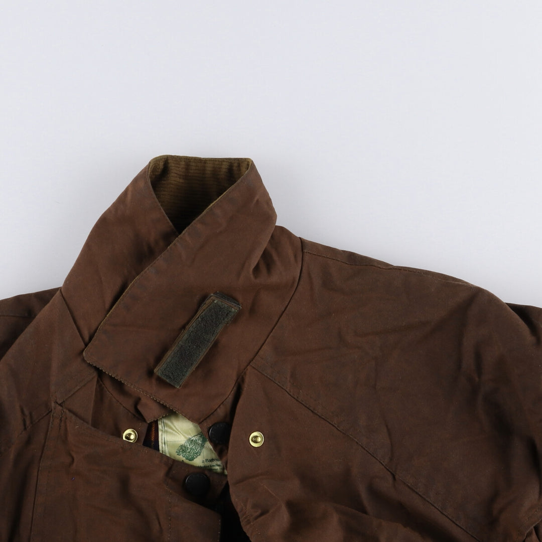 90'S Barbour Backhouse Old 3 Warrant Waxed Cotton Oiled Coat Made in New Zealand C38 Men's M size /eaa496667