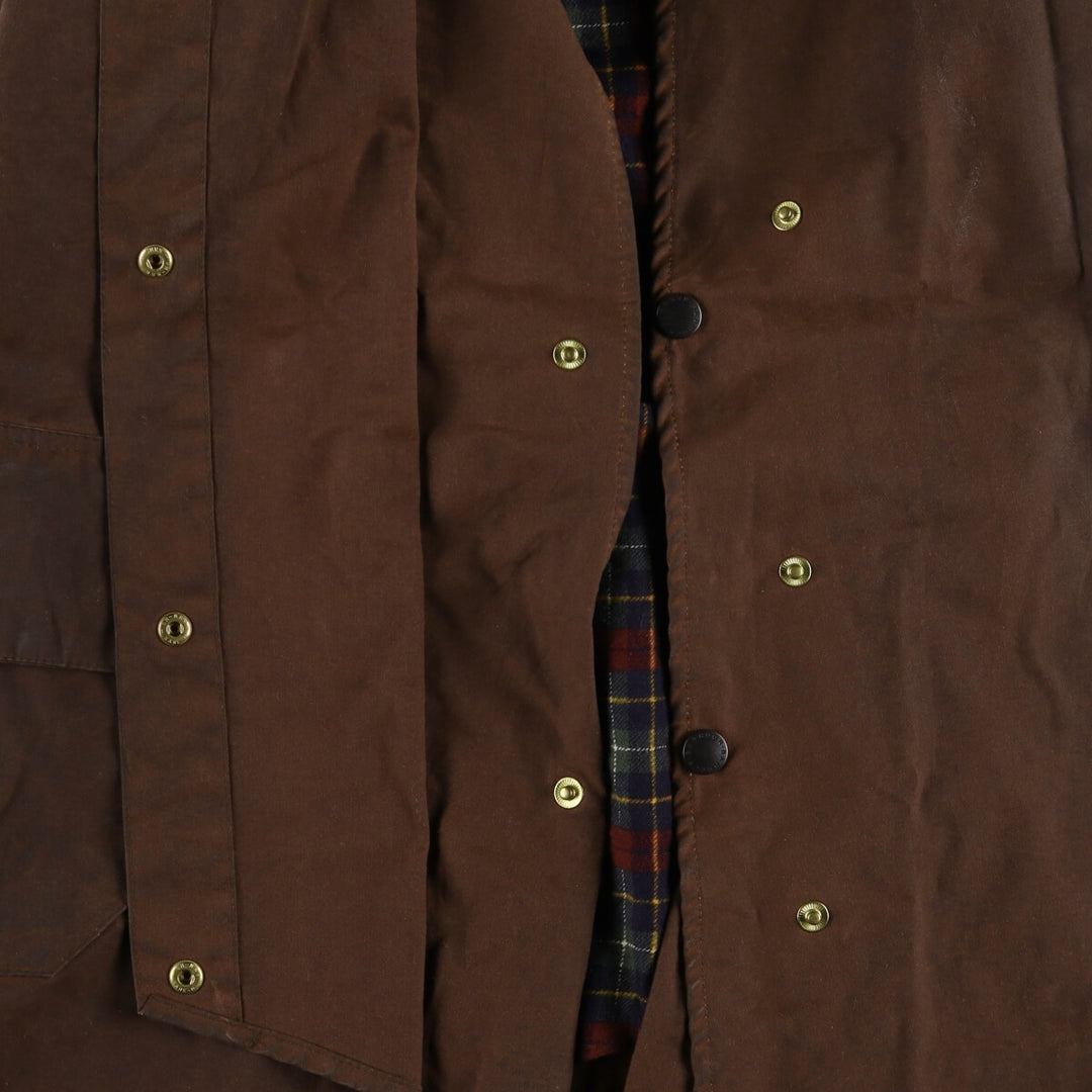 90'S Barbour Backhouse Old 3 Warrant Waxed Cotton Oiled Coat Made in New Zealand C38 Men's M size /eaa496667