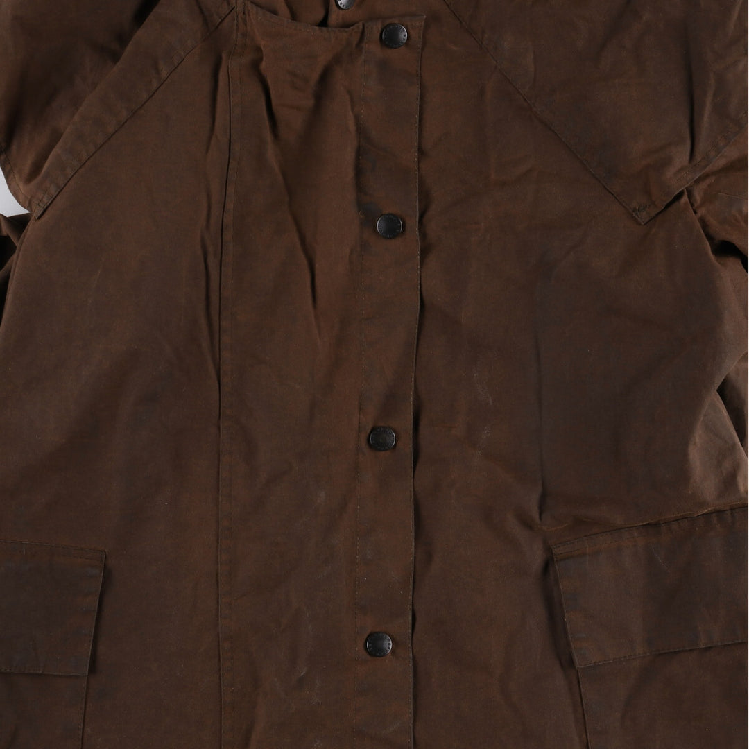 90'S Barbour Backhouse Old 3 Warrant Waxed Cotton Oiled Coat Made in New Zealand C38 Men's M size /eaa496667