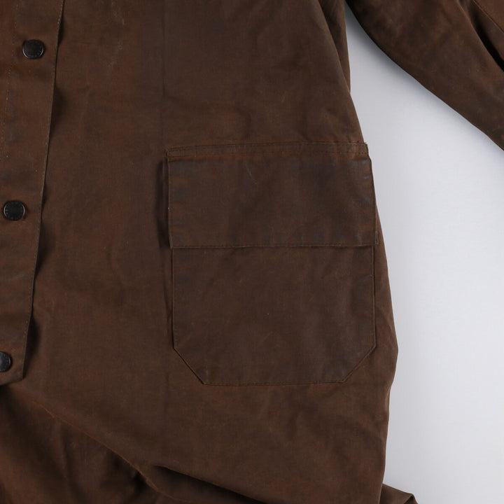 90'S Barbour Backhouse Old 3 Warrant Waxed Cotton Oiled Coat Made in New Zealand C38 Men's M size /eaa496667