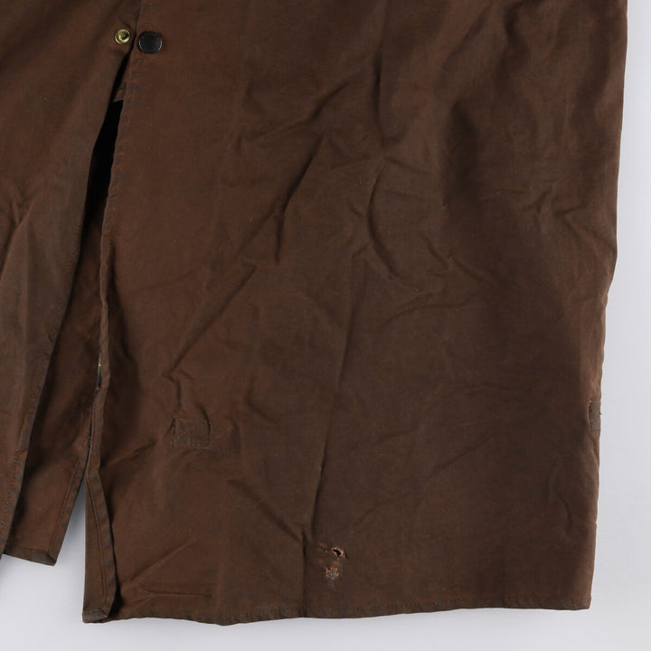 90'S Barbour Backhouse Old 3 Warrant Waxed Cotton Oiled Coat Made in New Zealand C38 Men's M size /eaa496667