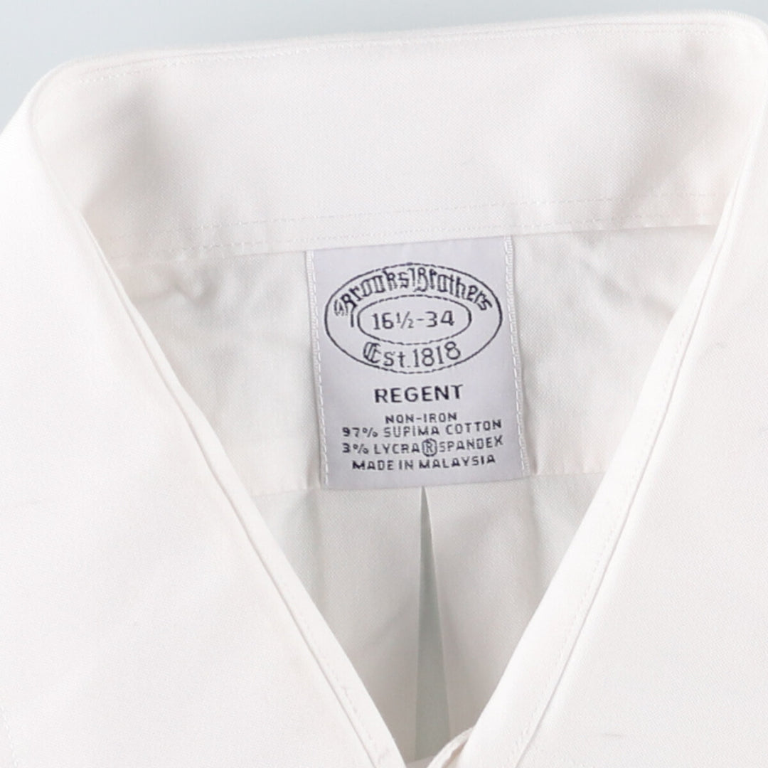 Brooks Brothers Est.1818 REGENT Wide Collar Long Sleeve Cotton Shirt Men's L / eaa496673