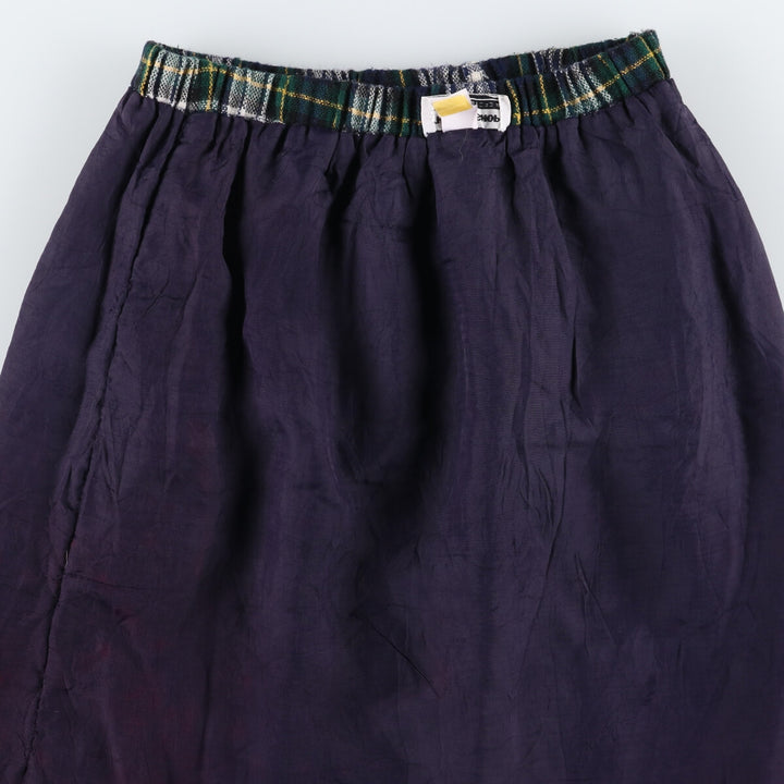 THE TOG SHOP Tartan Check Wool Half-Length A-Line Skirt Made in USA Women's L size /eaa496733