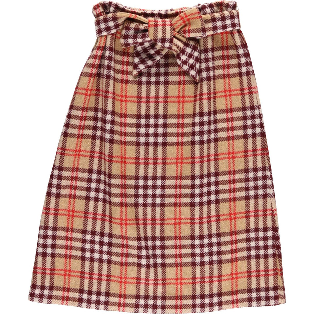 Copley Square Ltd Tartan Check Wool Half-Length A-Line Skirt Made in USA Women's XXL /eaa496734