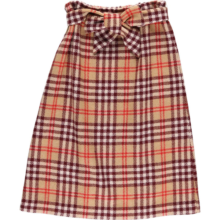 Copley Square Ltd Tartan Check Wool Half-Length A-Line Skirt Made in USA Women's XXL /eaa496734