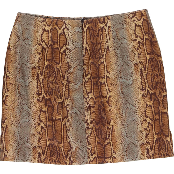 WINDSOR Snake Pattern Python Pattern Tight Mini Skirt Made in USA Women's L size /eaa496748