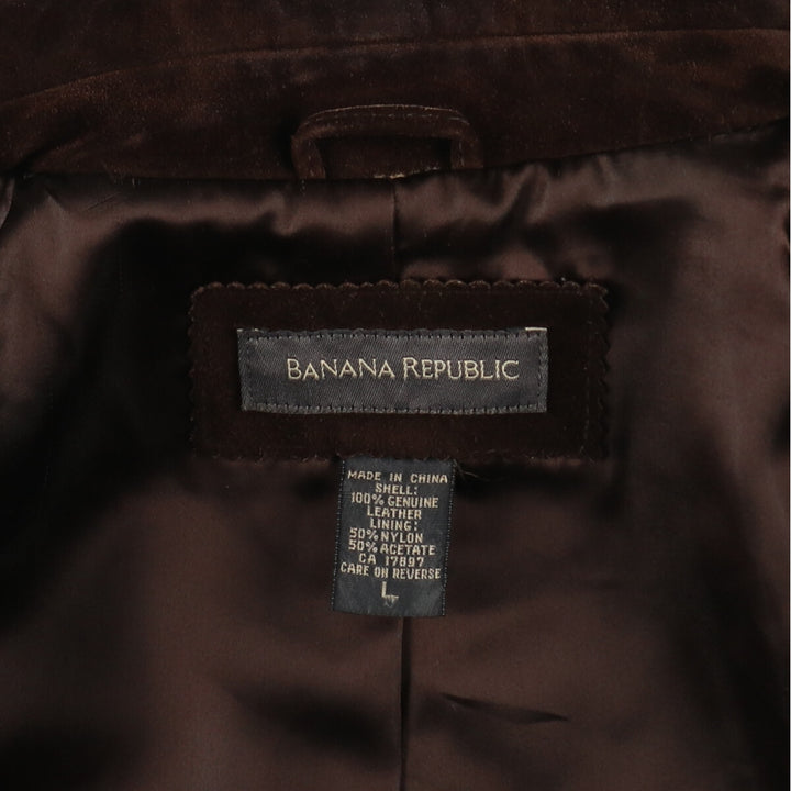 Banana Republic Suede Leather Jacket Women's Size L / eaa496769