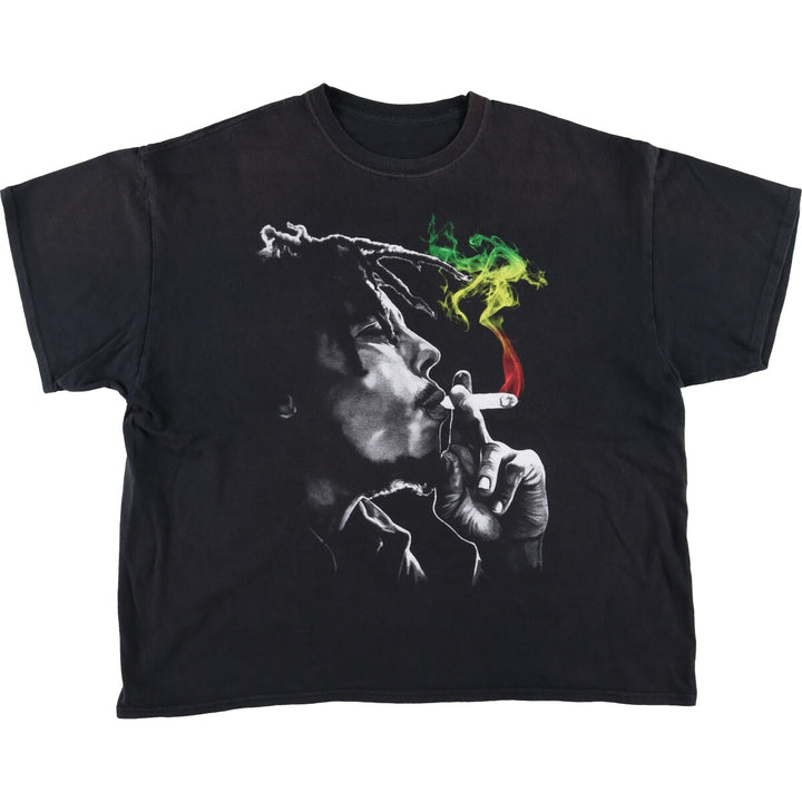 ZION BOB MARLEY Bob Marley Band T-shirt Band T Men's XL equivalent /eaa496804