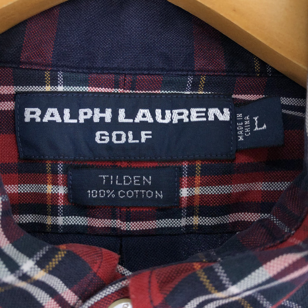 Ralph Lauren RALPH LAUREN GOLF Long Sleeve Button Down Check Shirt Men's L / eaa496853