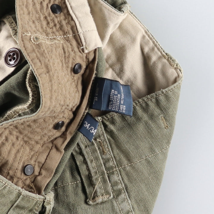 POLO by Ralph Lauren British Army Sampling Herringbone Military Pants Men's W36 equivalent / eaa496905
