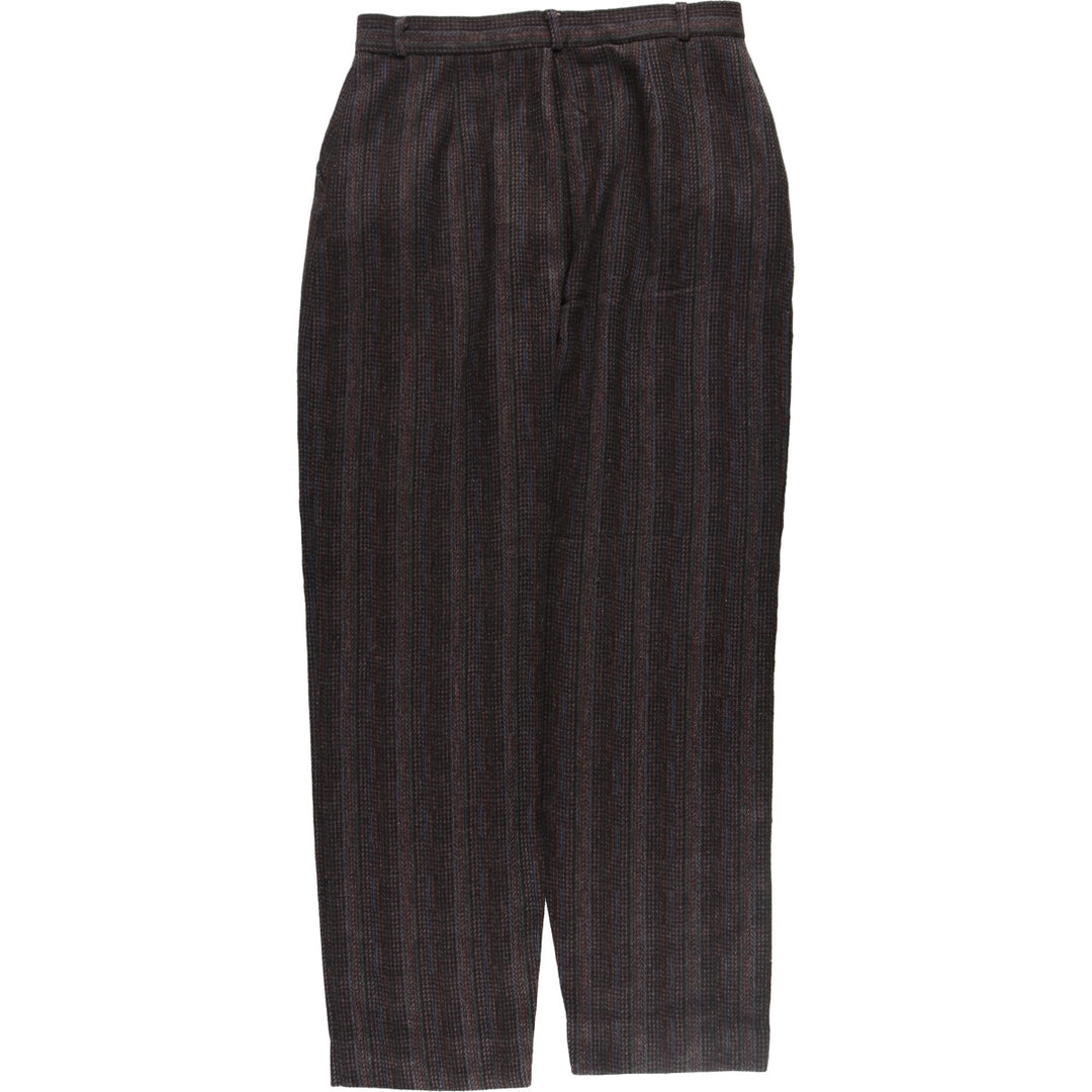 ~90'S LORD ISAACS Stripe Pattern One-tuck Slacks Wide Pants Made in USA Men's W30 Vintage /eaa496910