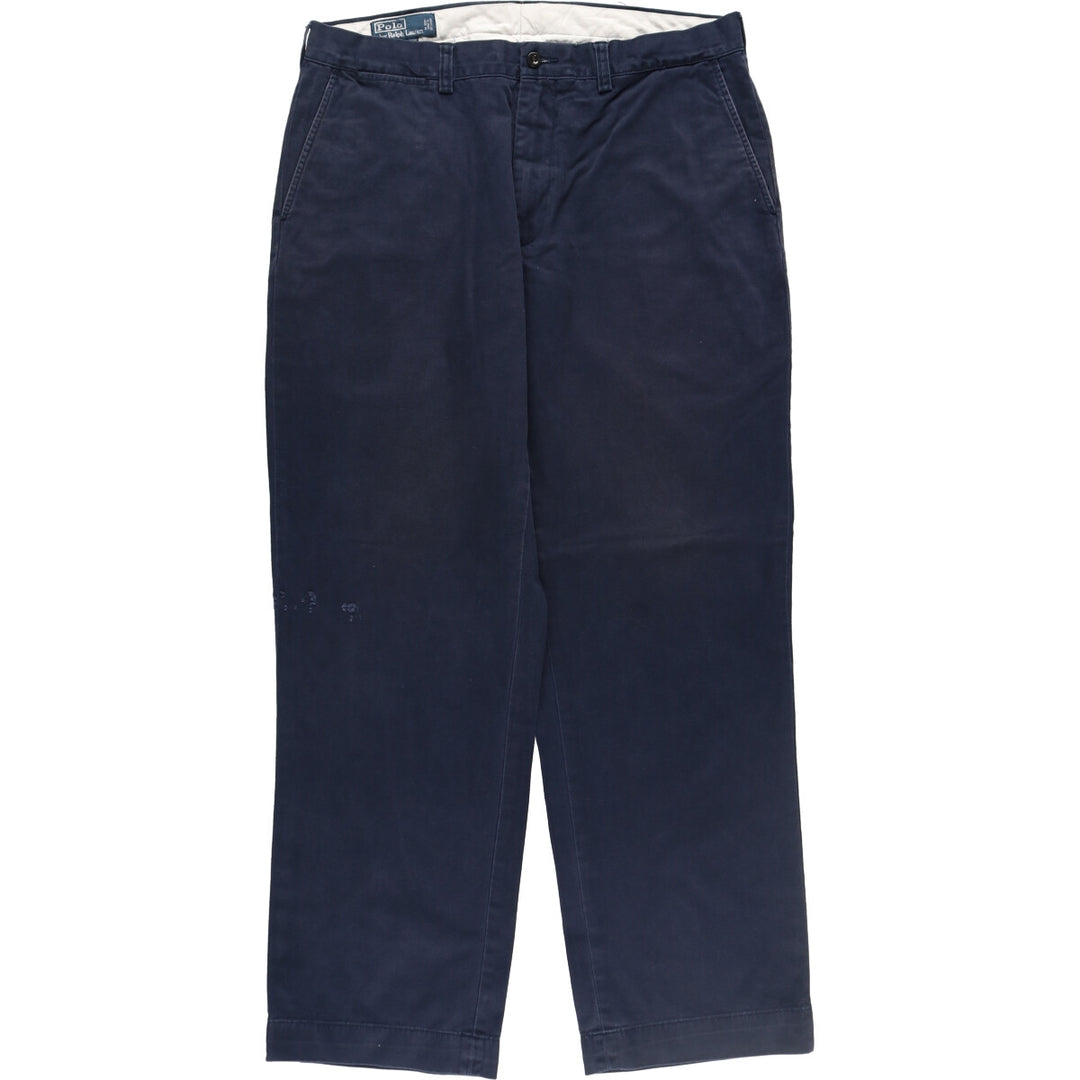 Ralph Lauren POLO by Ralph Lauren Chino Pants Men's W36 cotton navy blue type Vintage Second Hand