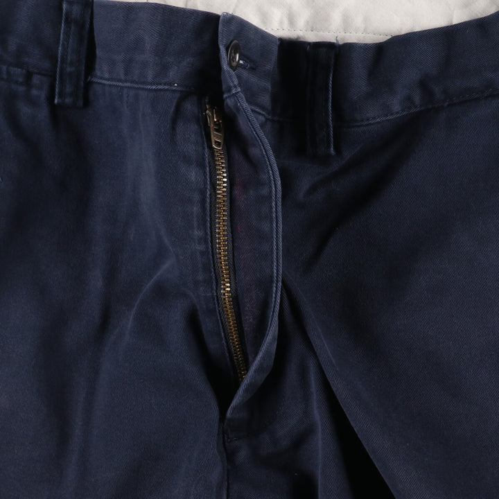Ralph Lauren POLO by Ralph Lauren Chino Pants Men's W36 cotton navy blue type Vintage Second Hand