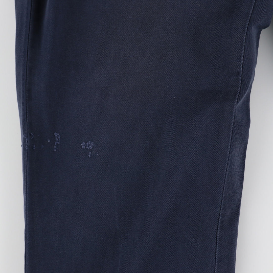 Ralph Lauren POLO by Ralph Lauren Chino Pants Men's W36 cotton navy blue type Vintage Second Hand