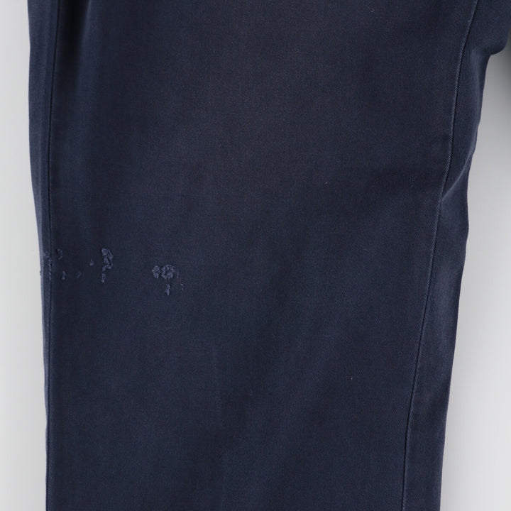 Ralph Lauren POLO by Ralph Lauren Chino Pants Men's W36 cotton navy blue type Vintage Second Hand