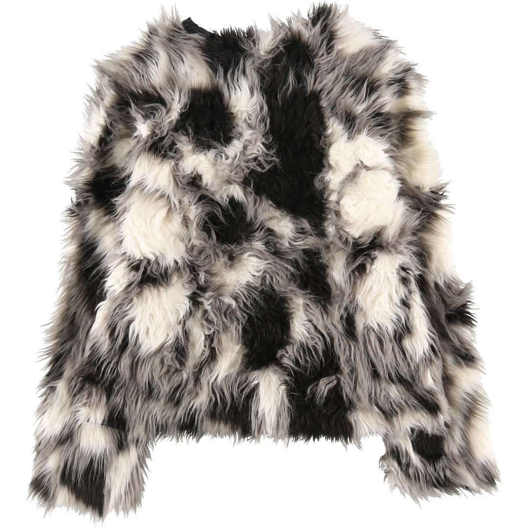 Faux fur short coat for women, size XL / eaa497063