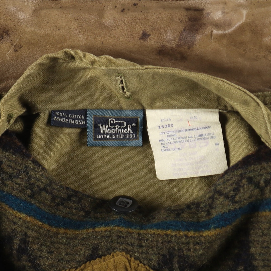 ~90'S WOOLRICH Duck Hunting Jacket Made in USA Men's L Size Vintage /eaa497065