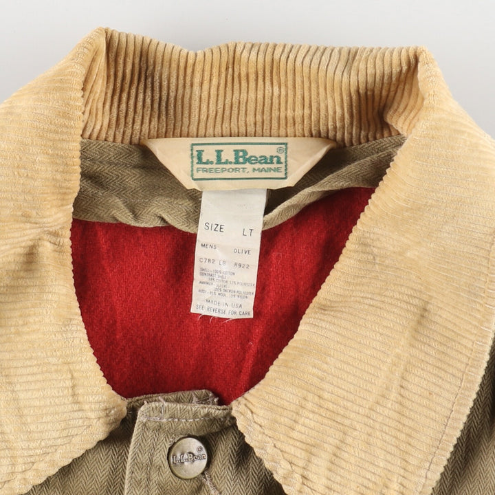 70s~80'S LLBean Herringbone Hunting Jacket Made in USA Men's L Size Vintage /eaa497066