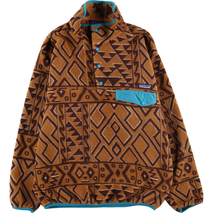 Patagonia Synchilla Snap T 25450FA14 All-over pattern half snap fleece pullover Men's M size / eaa497112