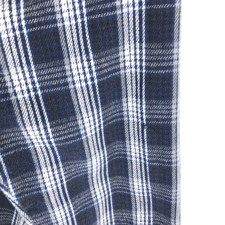 Vintage 80s-90'S long sleeve flannel check shirt made in USA, size L for men /eaa497122