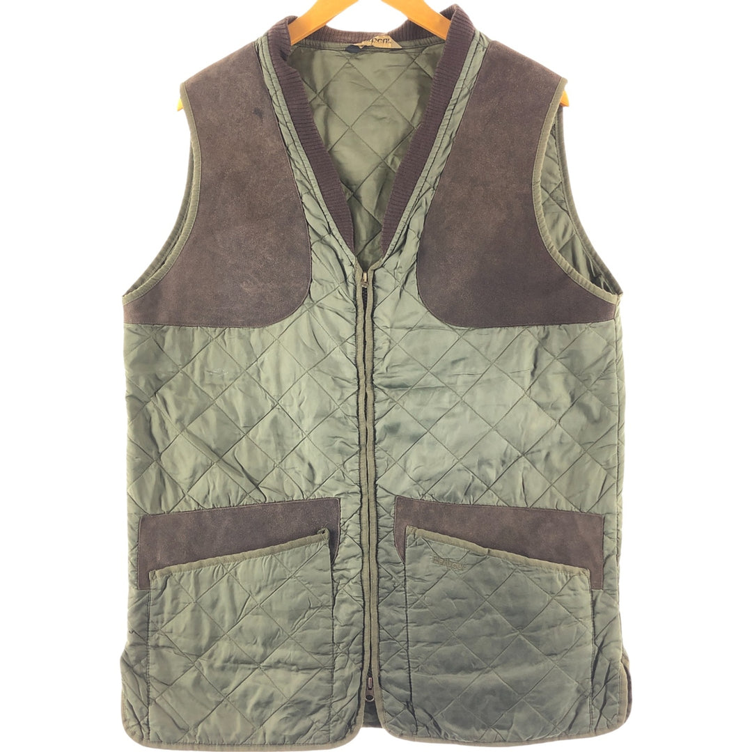 00s~ Barbour 3 Warrant padded quilted vest, men's size L / eaa497166