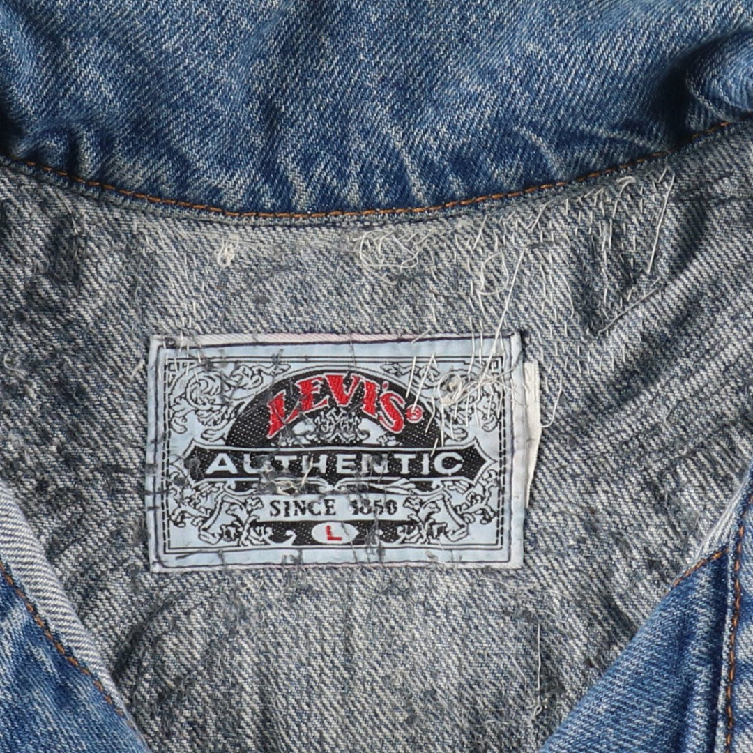 90'S Levi's Handmade Denim Jacket, Jean Jacket, Women's, Size L, Vintage / eaa497307