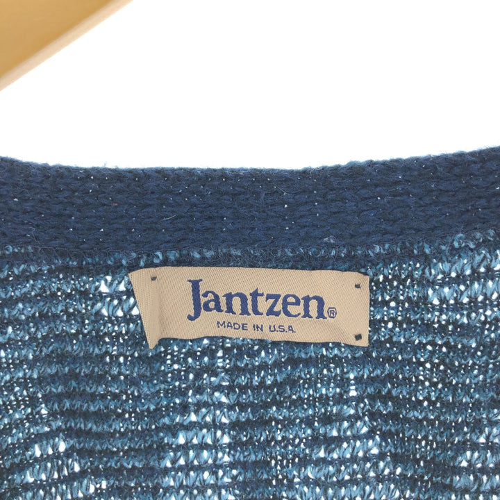 Jantzen all-over print knit cardigan, made in the USA, men's size equivalent to XXL / eaa497335