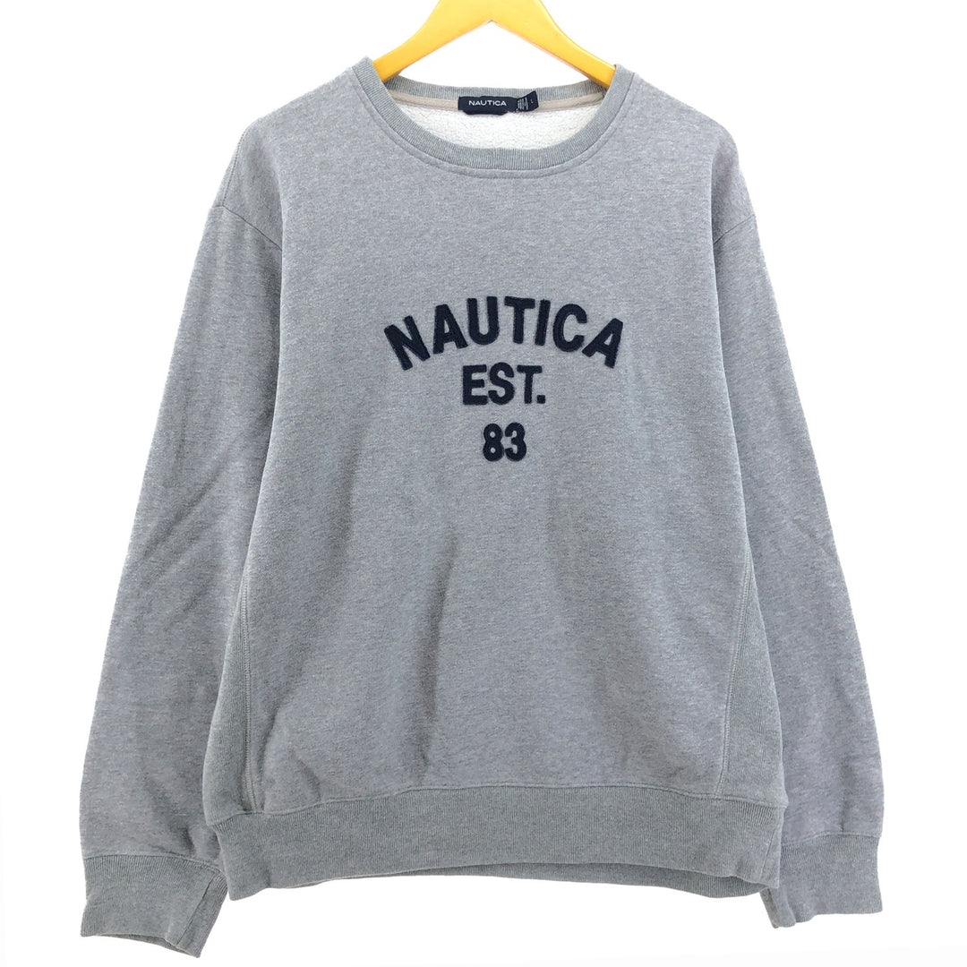 90'S NAUTICA Logo Sweatshirt, Men's Size L, Vintage / eaa497363