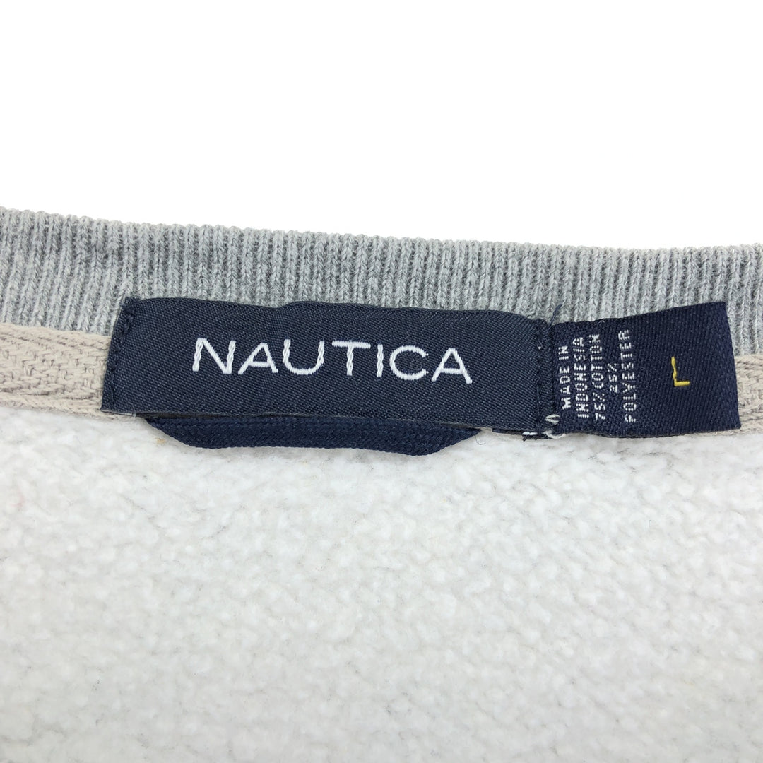 90'S NAUTICA Logo Sweatshirt, Men's Size L, Vintage / eaa497363