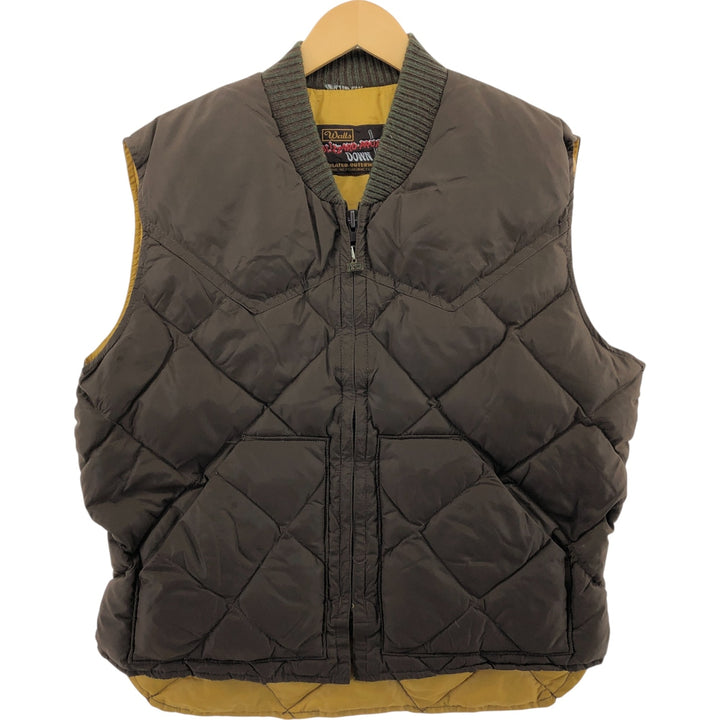 70'S Walls BLIZZARD-PRUF DOWN quilted down vest, men's size L, vintage /eaa497386