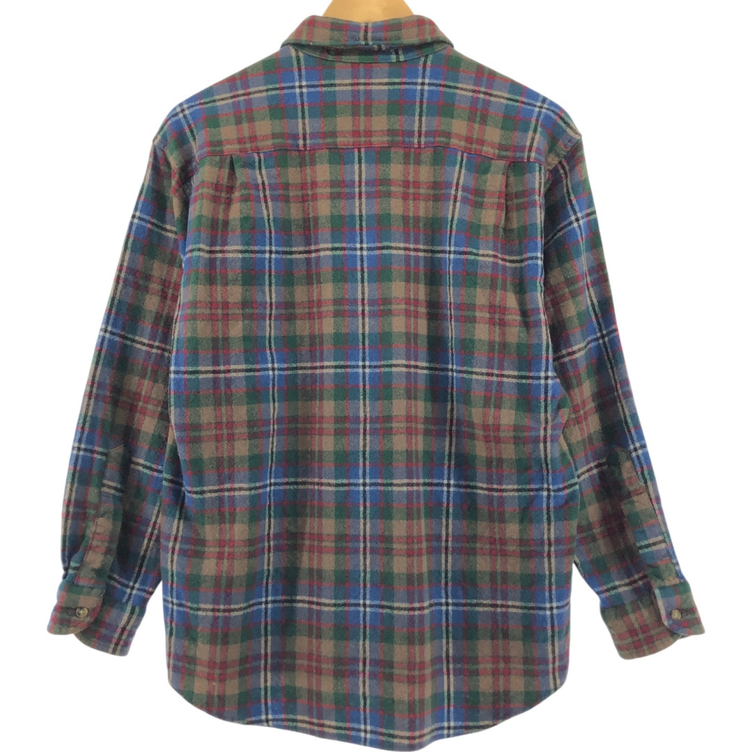 Pendleton Check Pattern Wool Shirt, Men's Size L / eaa497393