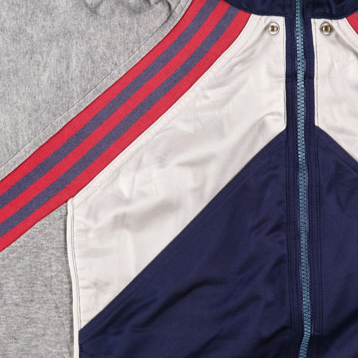 Vintage 90s-00'S Adidas back logo track jacket, men's size XL polyester gray type Vintage Second Hand