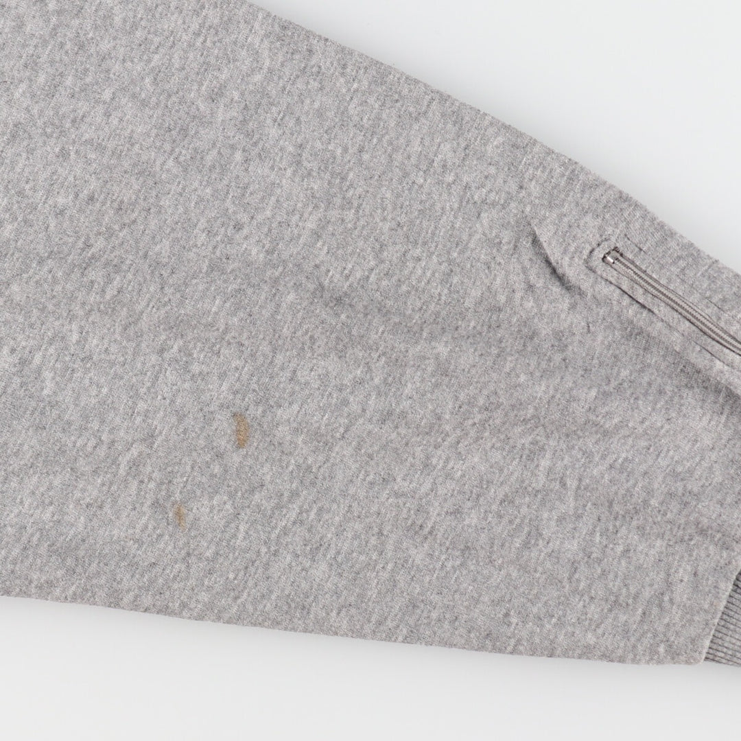 Vintage 90s-00'S Adidas back logo track jacket, men's size XL polyester gray type Vintage Second Hand