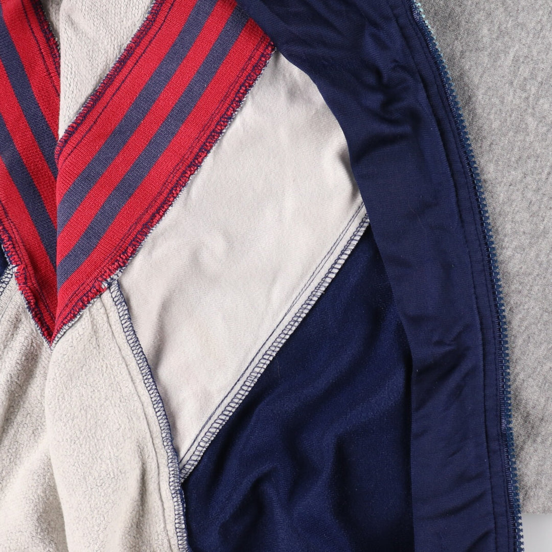 Vintage 90s-00'S Adidas back logo track jacket, men's size XL polyester gray type Vintage Second Hand