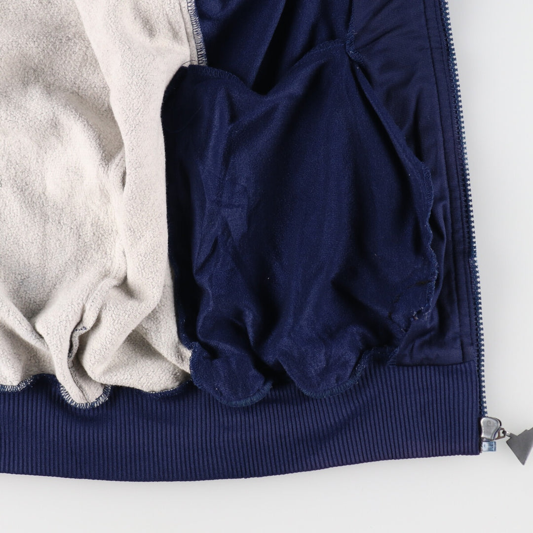 Vintage 90s-00'S Adidas back logo track jacket, men's size XL polyester gray type Vintage Second Hand