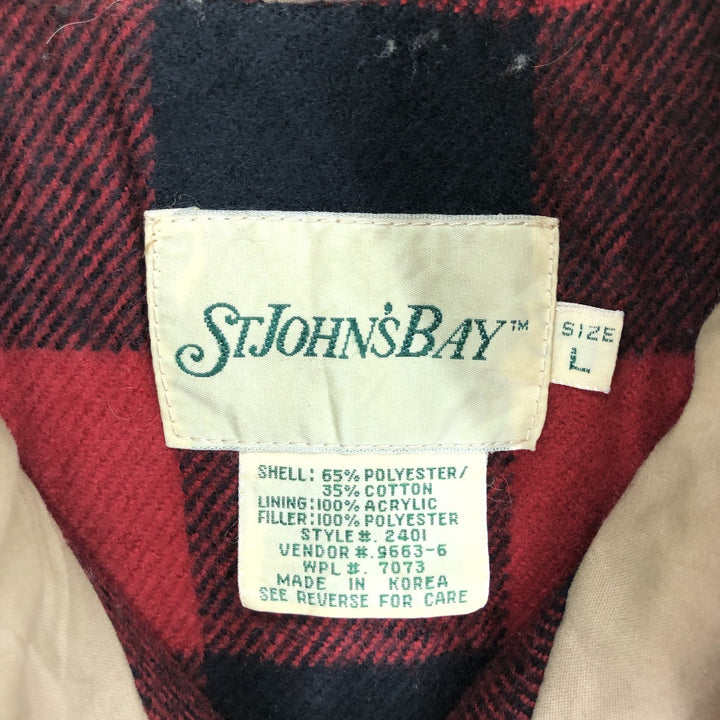 90'S St. John's Bay St. John's Bay padded vest, men's size L, vintage / eaa497480