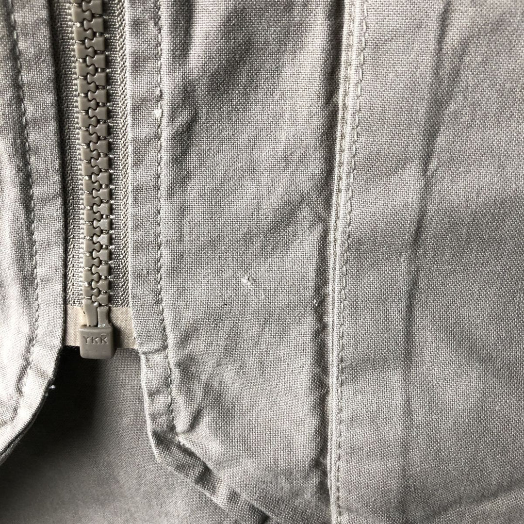 Vintage 90'S LLBean padded safari vest, size M, women's cotton Khaki type Vintage Second Hand