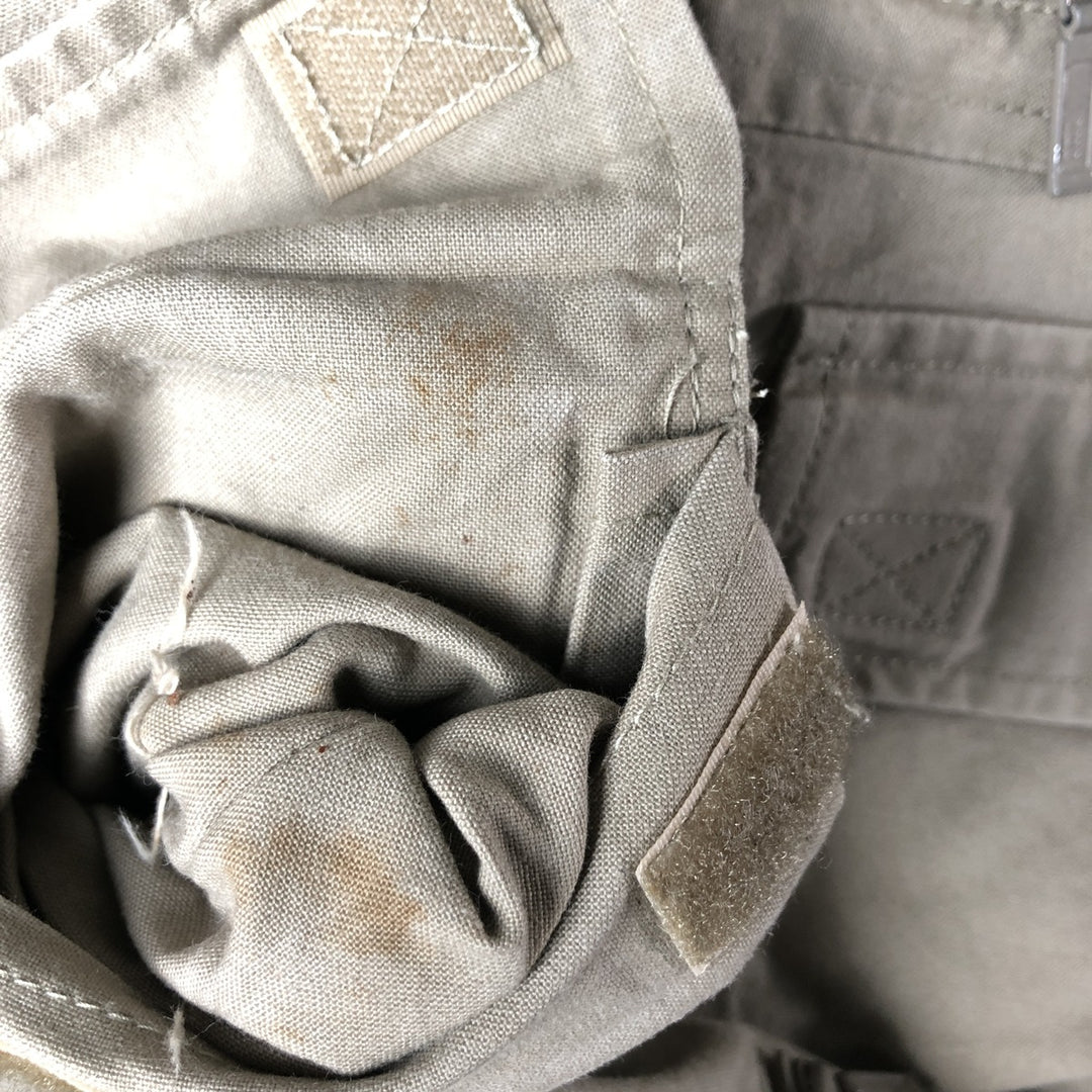 Vintage 90'S LLBean padded safari vest, size M, women's cotton Khaki type Vintage Second Hand